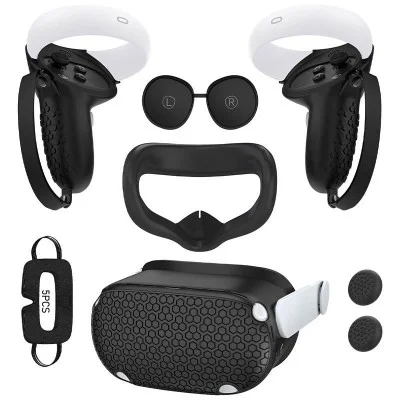 Gamax Oculus Quest 2 Half Pack Handle Cover - Black